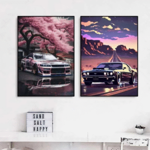 Paintings Trending Cars Retro Poster Nissan Skyline Supercar Famous GTR Car Modern Wall Art Picture Canvas Painting Print Room Home Decor