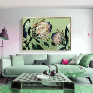 Enamel Art Paintings: Decorative Imperial Flower Artwork for Home Decor