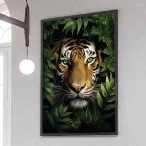 Paintings 1PC Tiger Poster Movie Sticky Posters Retro Kraft Paper Sticker DIY Room Bar Cafe Aesthetic Art Wall Painting
