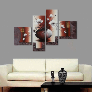 Brand New 100% Handpainted Modern Abstract Oil Paintings on Canvas Flower Paintings Home Wall Decor Art A-68-20