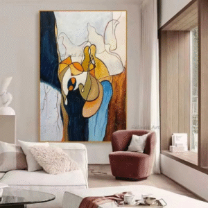 Hand-Painted Oil Paintings Canvas Picasso Style Acrylic Wall Art Decoration Handmade Abstract Artwork for Home Room Best GiftC250605