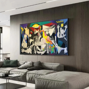 wholesale Picasso Famous Painting Guernica Canvas Posters and Prints Modern Abstract Wall Art Pictures for Living Room Home Decoration