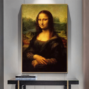 Leonardo da Vincis famous Mona Lisa canvas paintings wall art posters and prints living room art imagesC250422