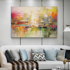 Large Abstract Wall Art Painting Hand-painted Abstract Colorf Canvas Art Paintings Textured Painting for Living Ro Decor Y250122