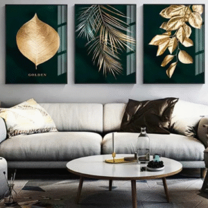 Paintings Gold Leaf Canvas Abstract Paintings Wall Art Posters and Prints Decorative Pictures for Living Room Nordic Cuadros Home Decor T240309