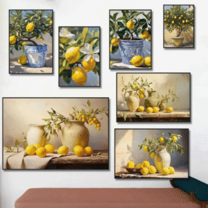 Lemon Tree Poster Itan Kihen Prints Canvas Painting Still Life Summer Fruit Wall Art Pictures He Ro Modern Decoration Y250627