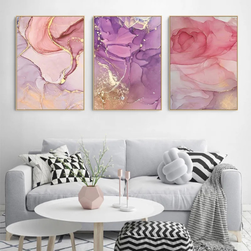 Paintings Modern Simplicity of Abstract Canvas Modular Pictures Wall Art for Living Room Decoration No Frame 221021 - Image 2