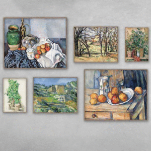 Retro Paul Cezanne Garden Still Life Terra Cotta Warriors 1890s Art Poster Canvas Painting Wall Print Room Home Decoration W241109